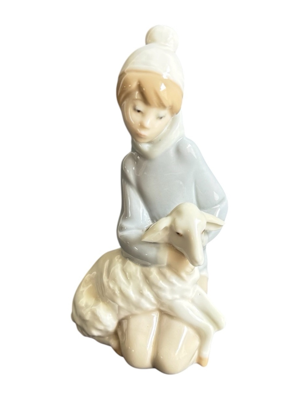 Lladro Sheperd Boy‎ With Lamp Figurine Nativity Retired 4676 Glossy 6"